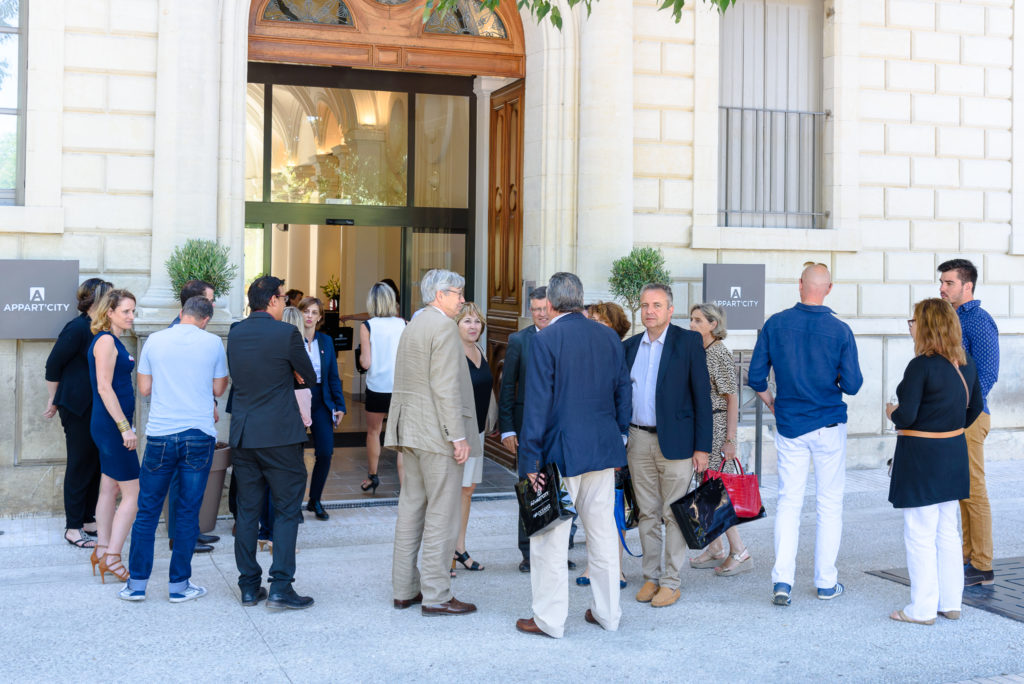 Inauguration Appart Hôtel l'Odéon à Nîmes - Appart'city et Oceanis