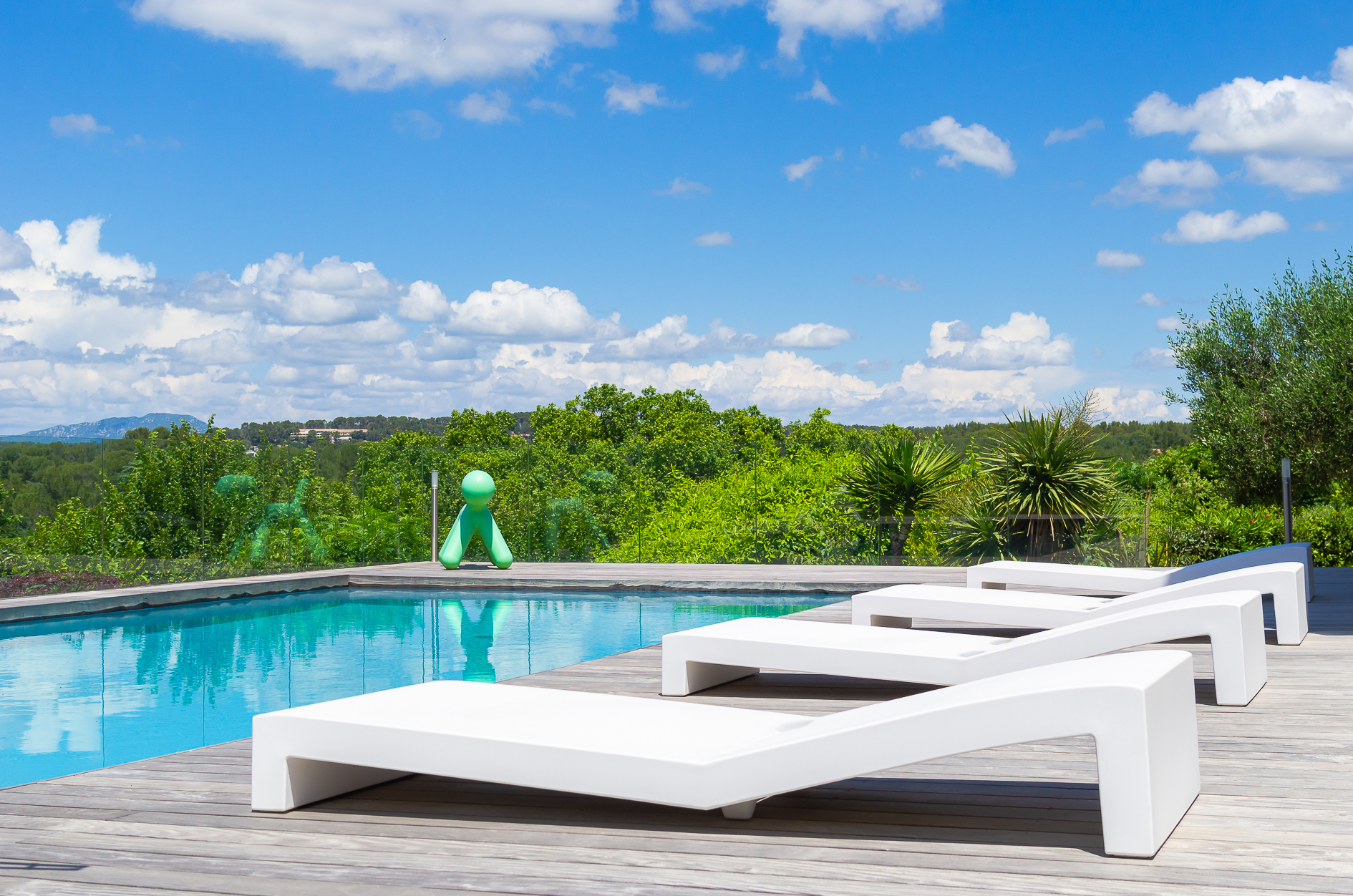 Espace piscine Villa de prestige à Castelnau-le-Lez - Agence Sotheby's Montpellier